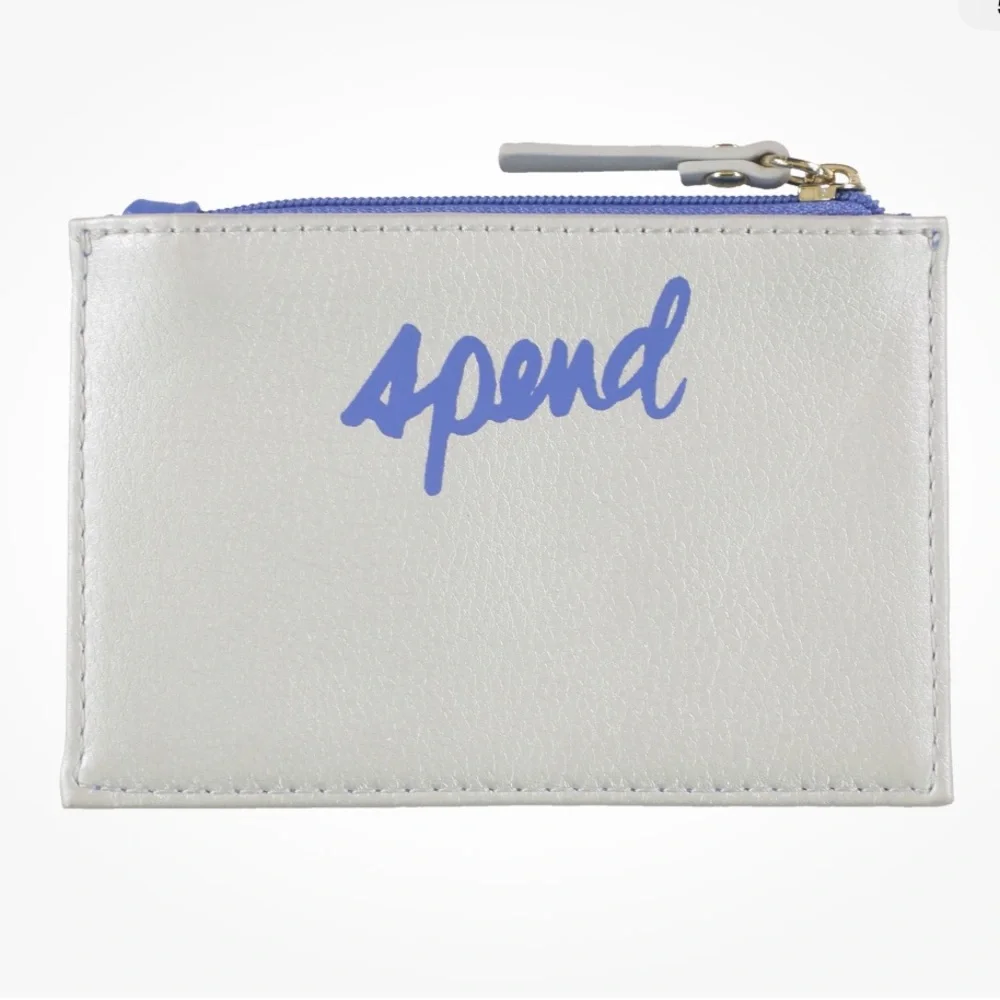 American Eagle Aerie Womens Save/Spend Coin Card Case Wallet